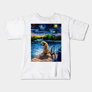 Goldendoodle Night 3 Kids T-Shirt